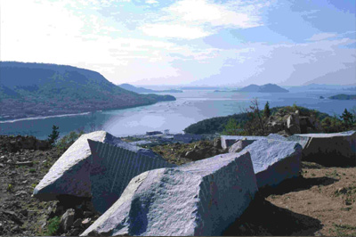 庵治石・大丁場